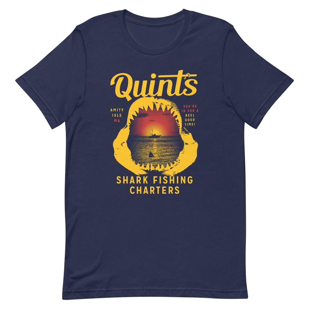 Quint's Shark Fishing Charters Men's Signature Tee product image 1