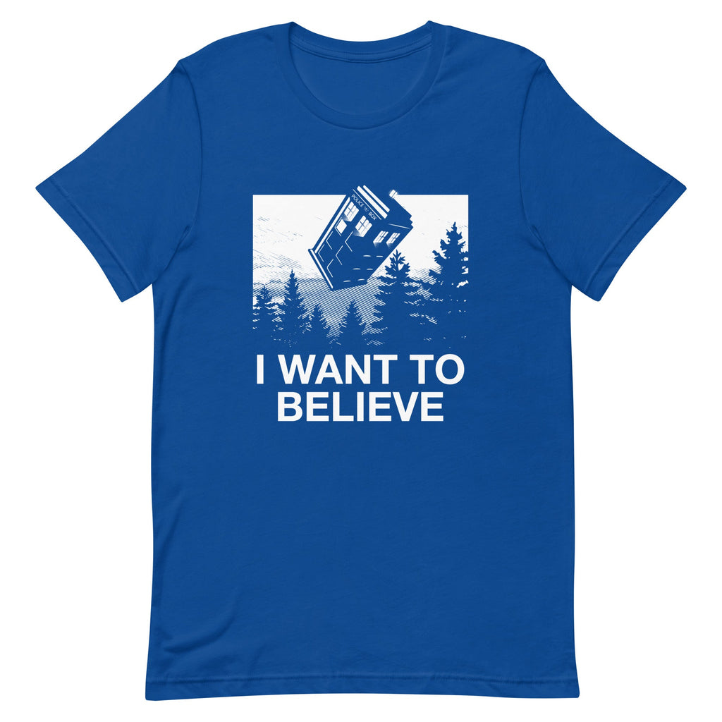 I Want To Believe Tardis Men's Signature Tee product image 5