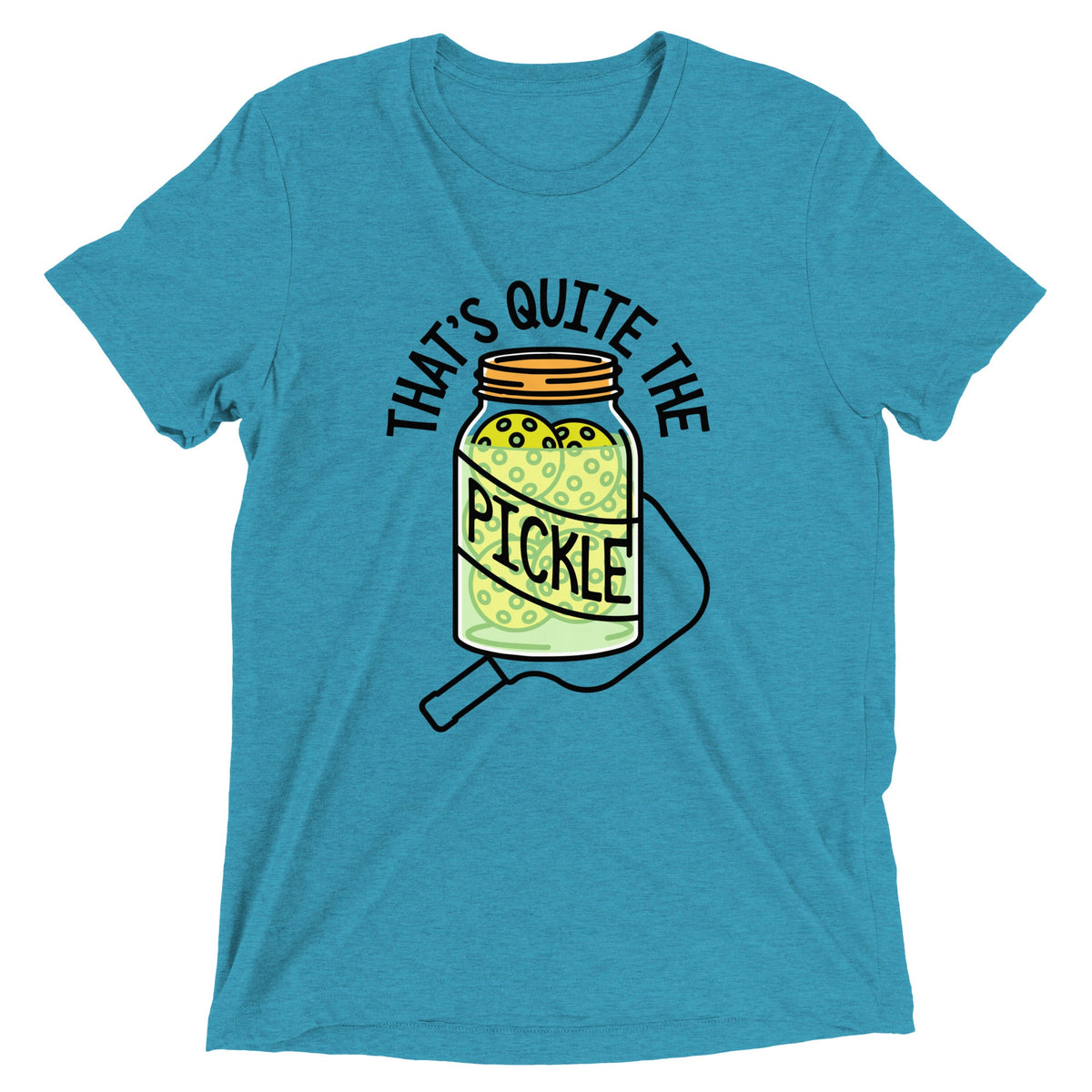 That's Quite The Pickle Men's Tri-Blend Tee product image 1