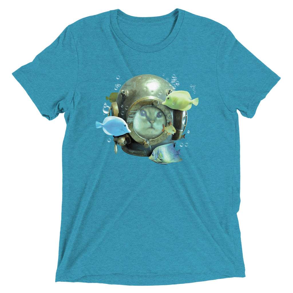 20,000 Purrrs Under The Sea Men's Tri-Blend Tee product image 5