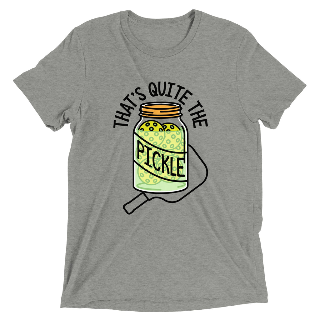 That's Quite The Pickle Men's Tri-Blend Tee product image 5