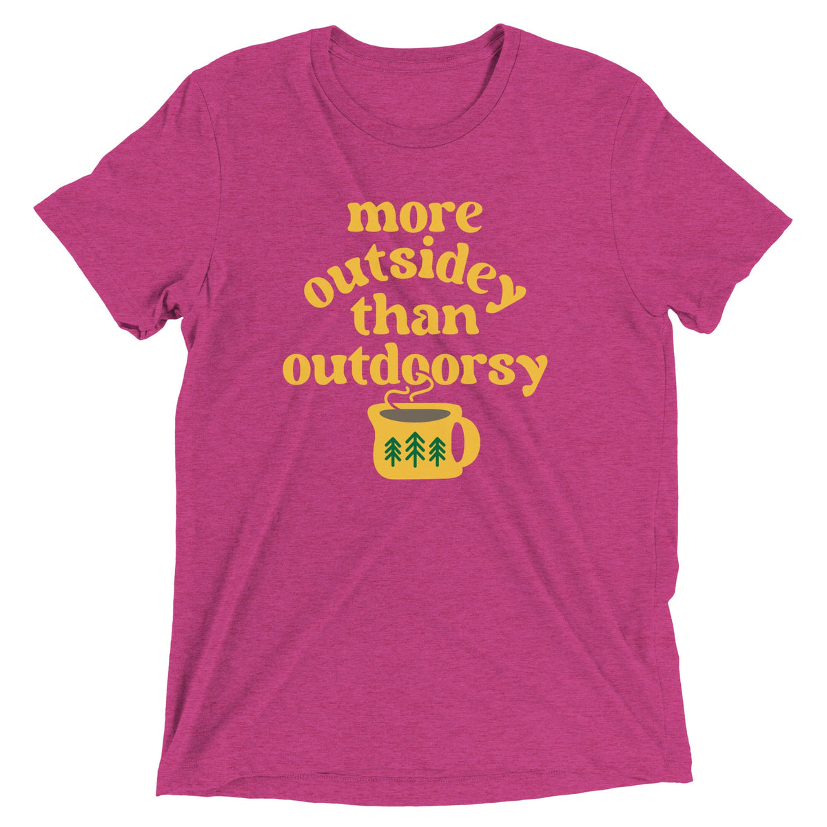 More Outsidey Than Outdoorsy Men's Tri-Blend Tee product image 5