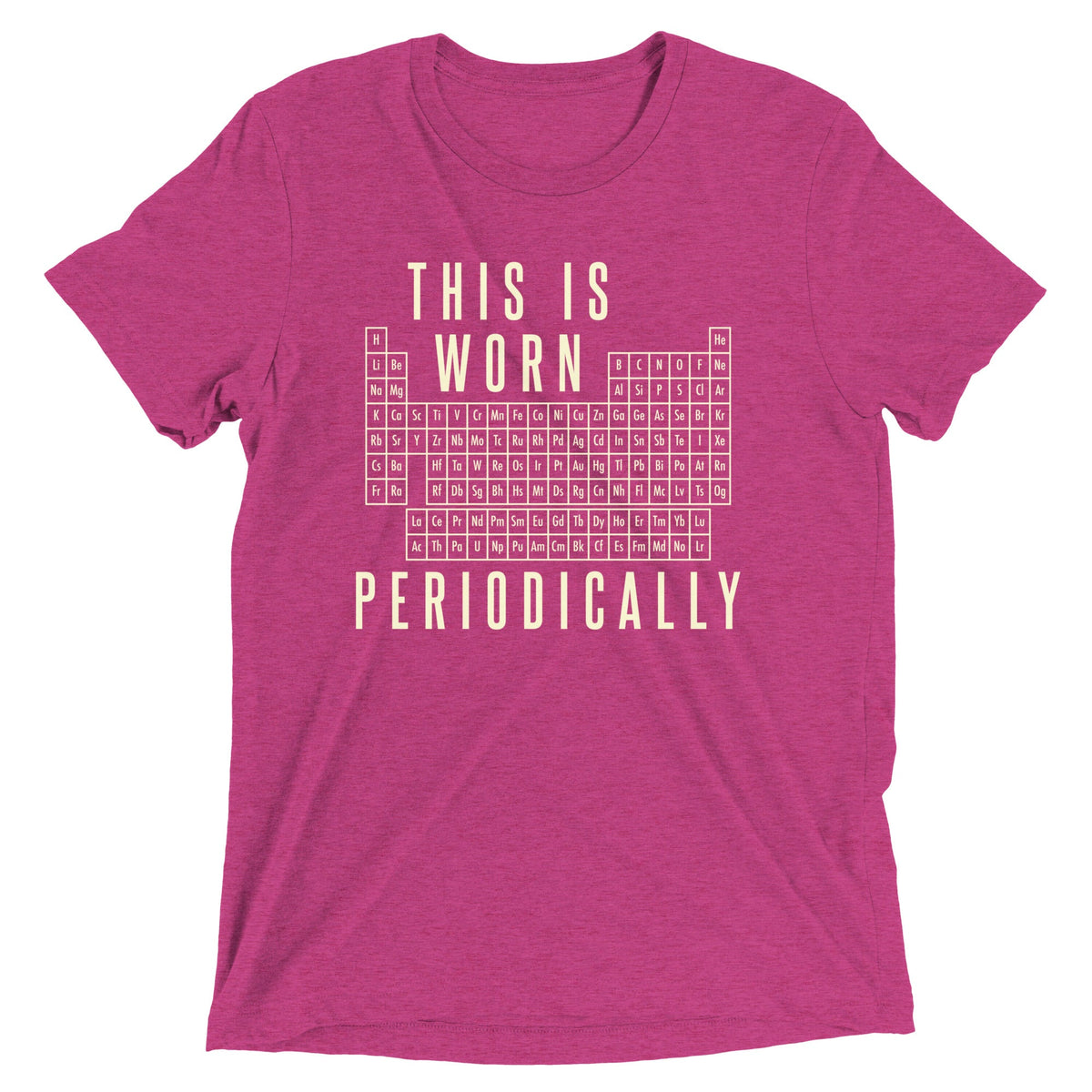 This Is Worn Periodically Men's Tri-Blend Tee product image 4