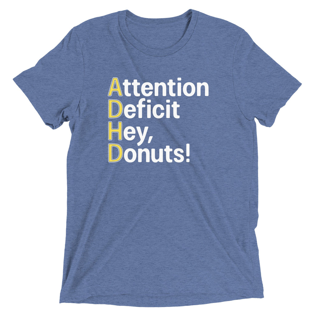 Attention Deficit Hey, Donuts! Men's Tri-Blend Tee product image 1
