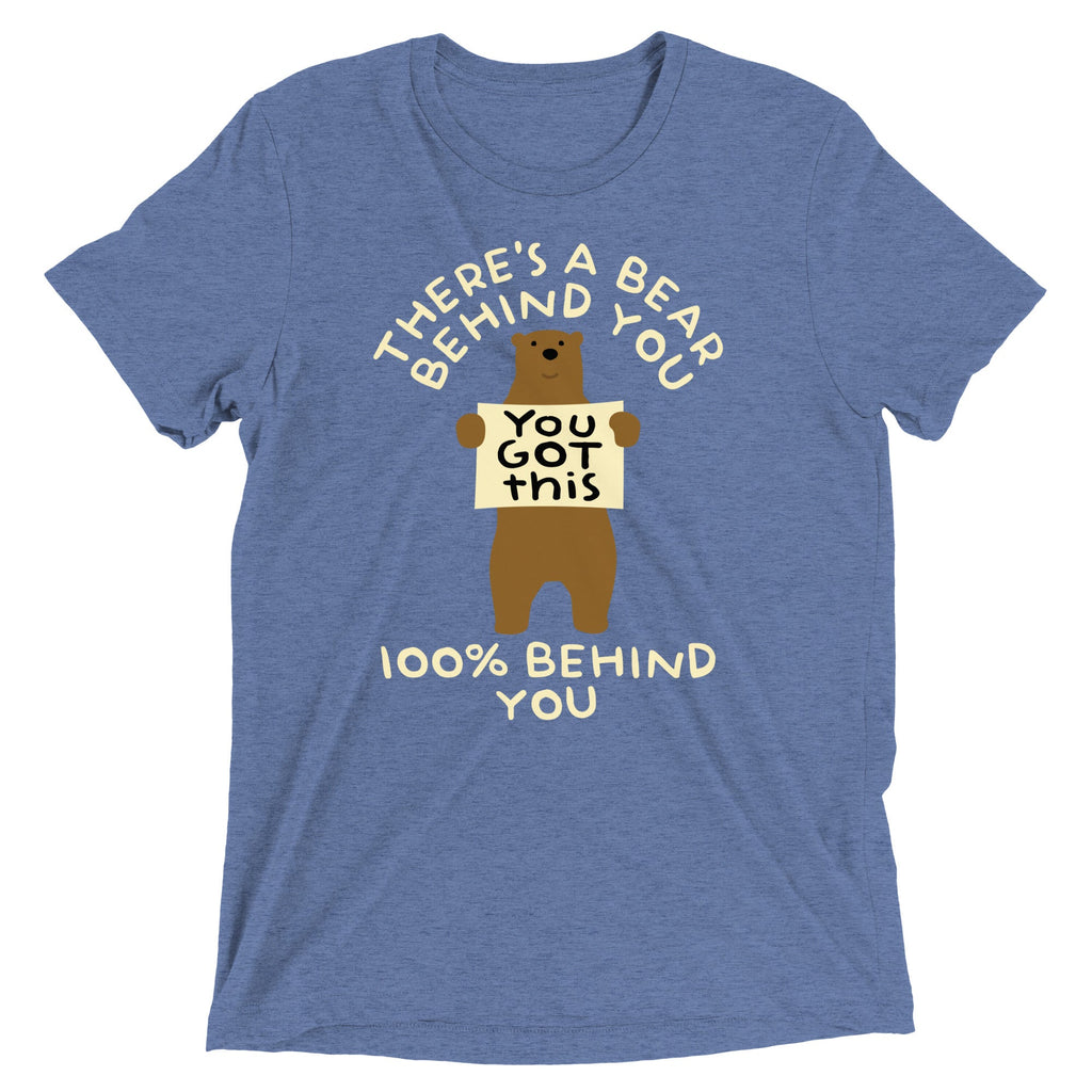 There's A Bear Behind You, 100% Men's Tri-Blend Tee product image 2