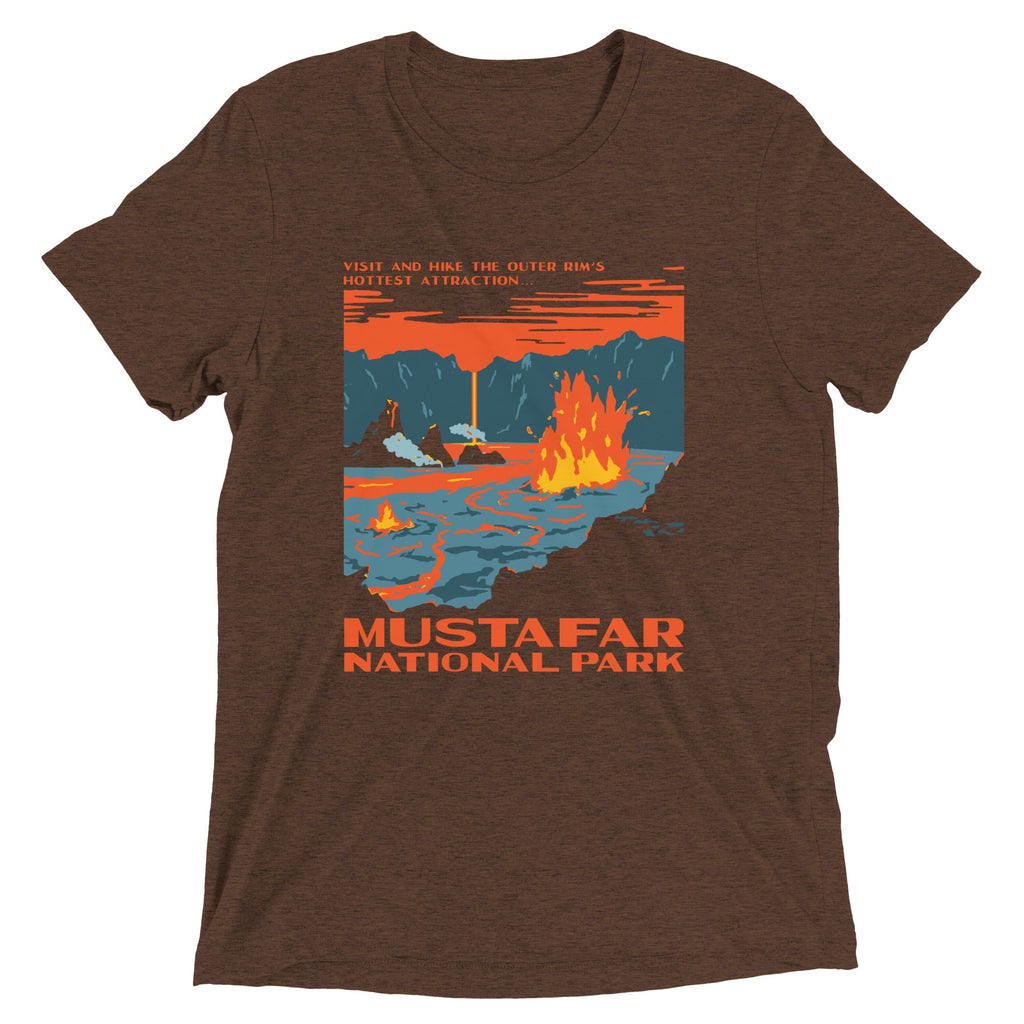 Mustafar National Park Men's Tri-Blend Tee product image 3
