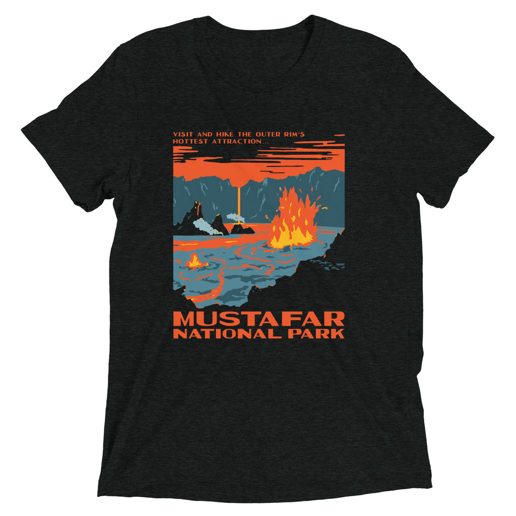 Mustafar National Park Men's Tri-Blend Tee product image 1