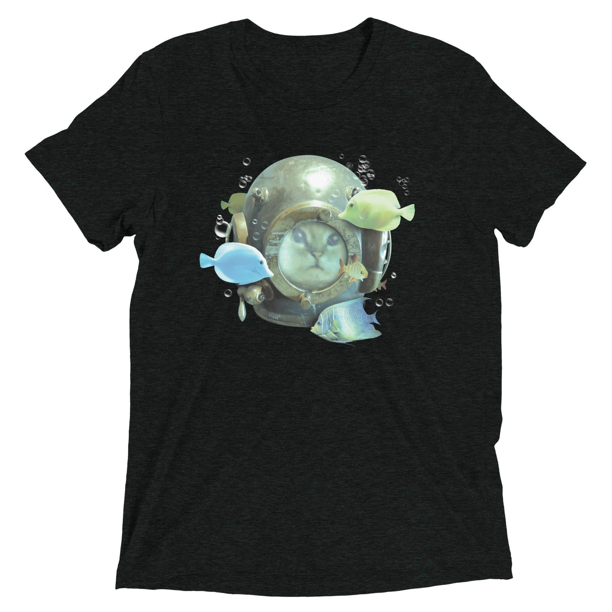 20,000 Purrrs Under The Sea Men's Tri-Blend Tee product image 2