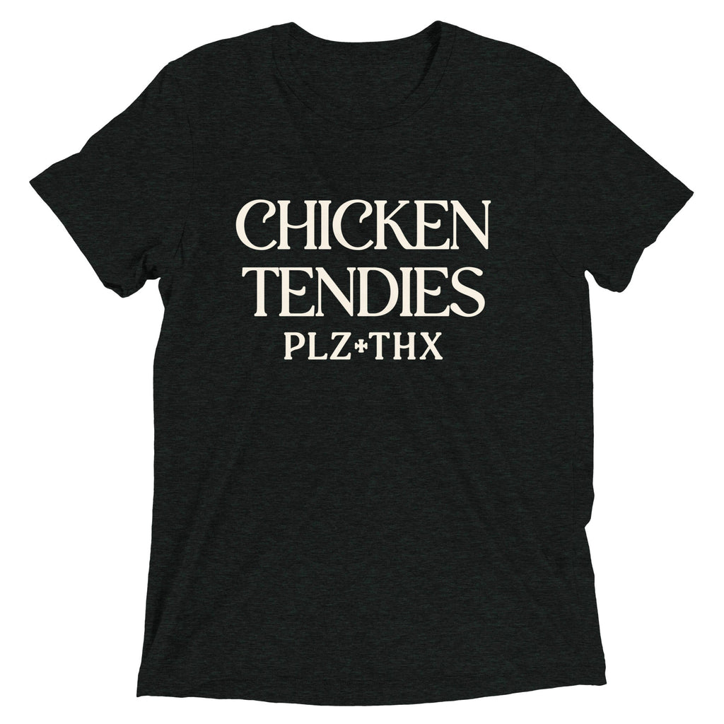 Chicken Tendies Plz Thx Men's Tri-Blend Tee product image 1