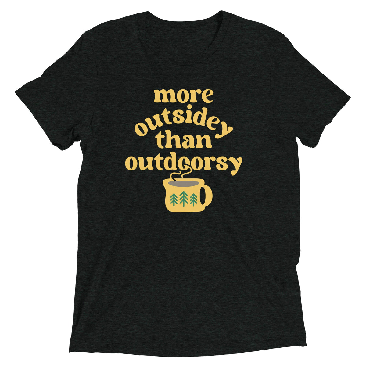 More Outsidey Than Outdoorsy Men's Tri-Blend Tee product image 3