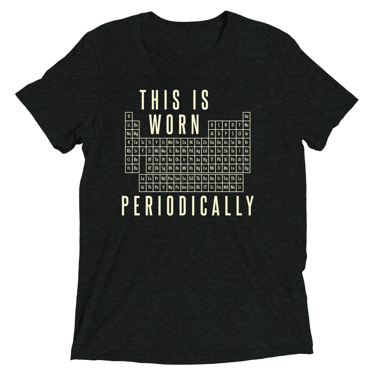 This Is Worn Periodically Men's Tri-Blend Tee product image 2