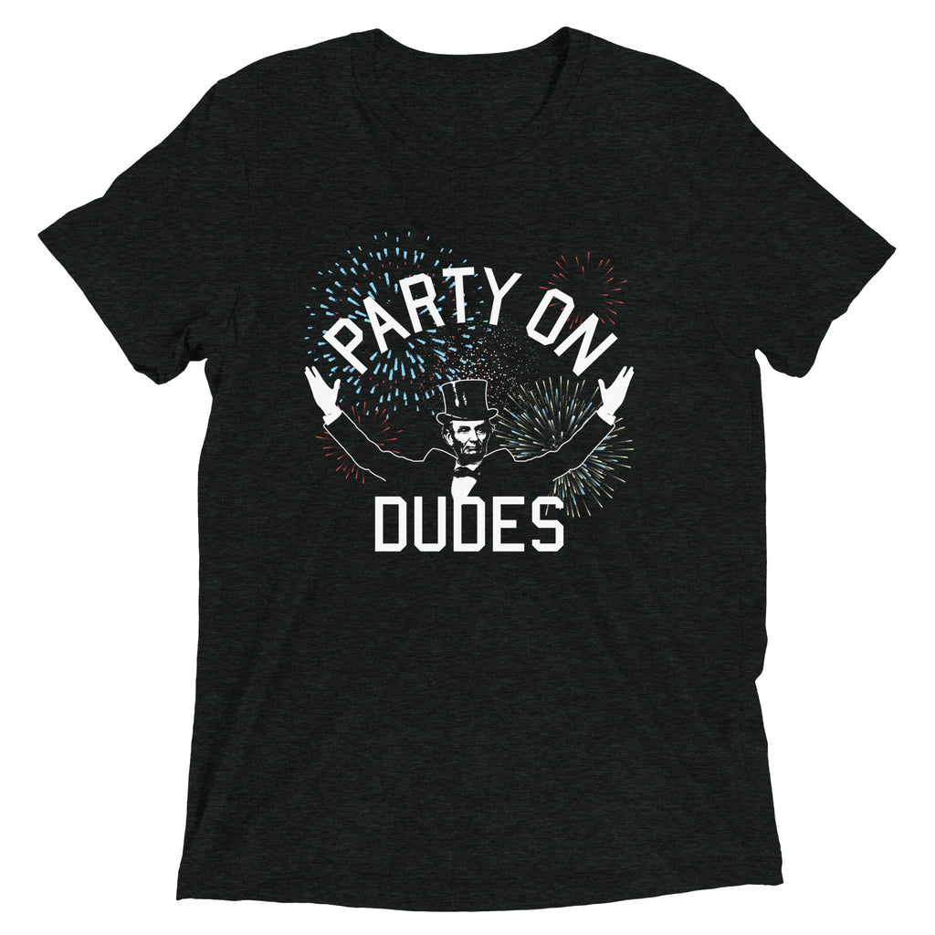 Party On Dudes Men's Tri-Blend Tee product image 1