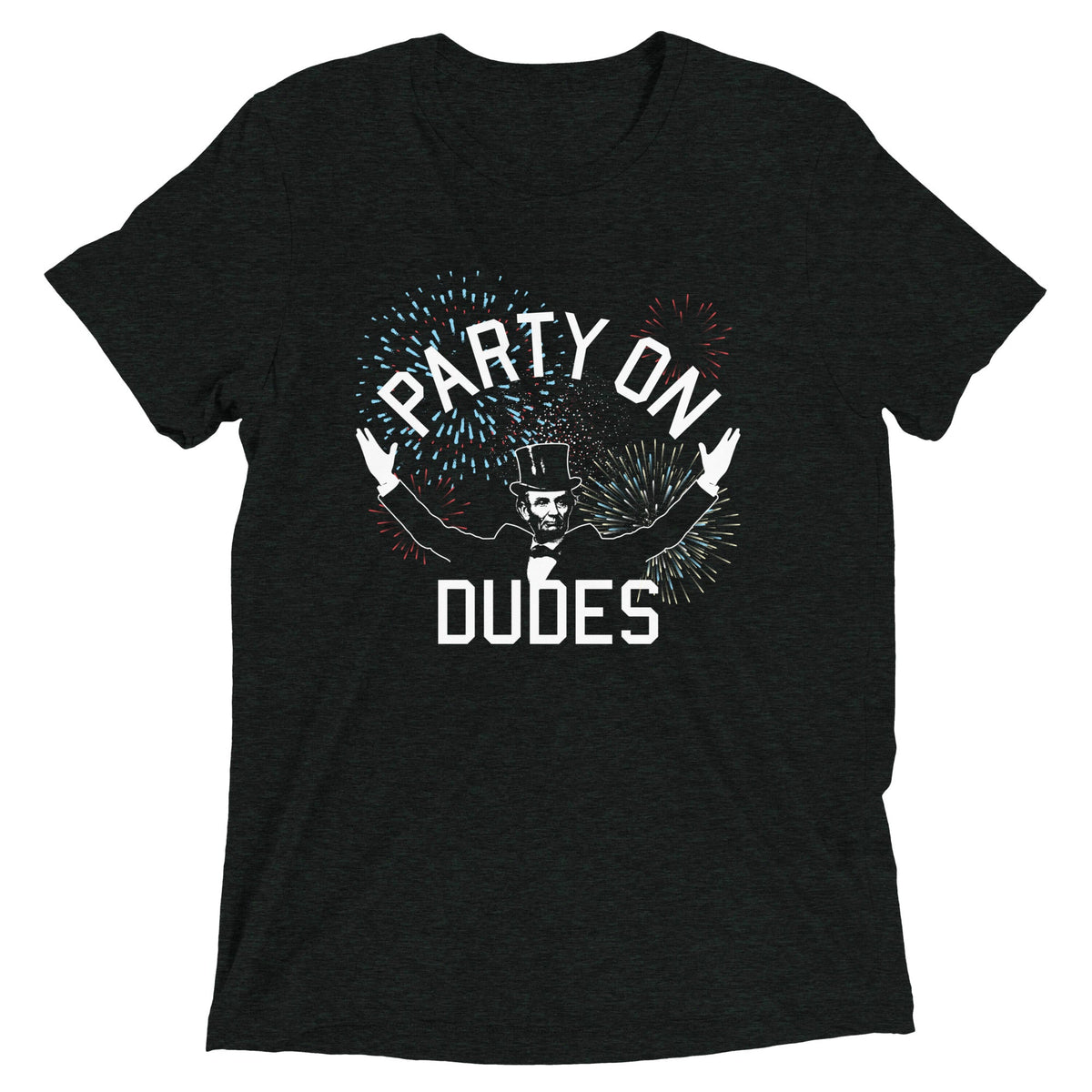Party On Dudes Men's Tri-Blend Tee product image 1