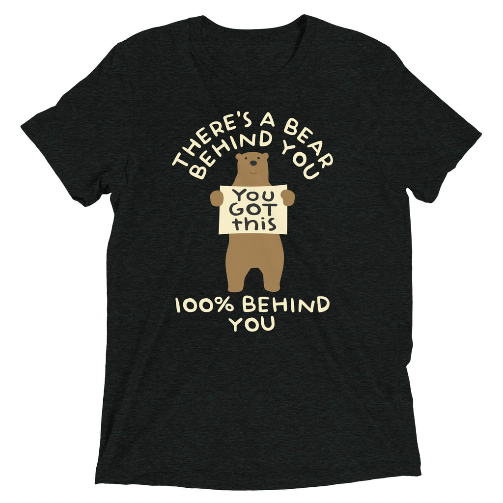 There's A Bear Behind You, 100% Men's Tri-Blend Tee product image 3