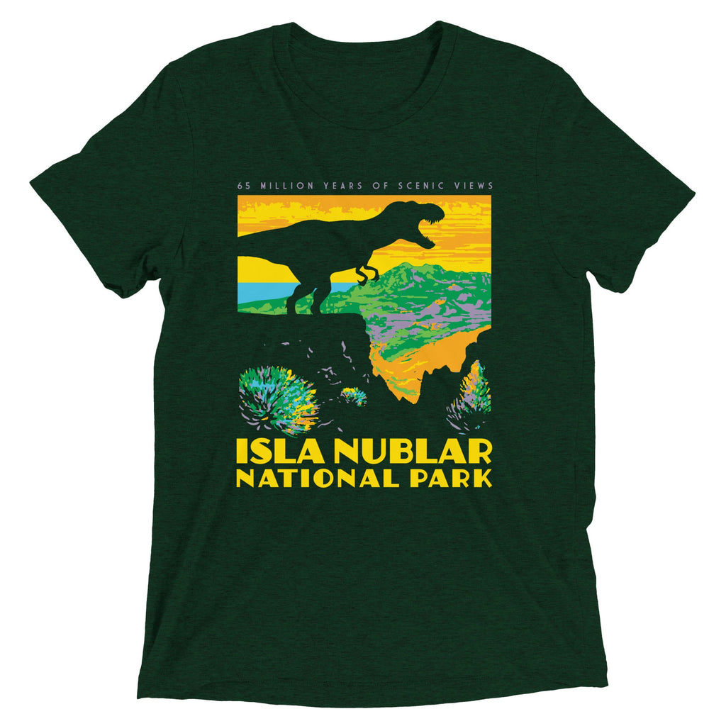 Isla Nublar National Park Men's Tri-Blend Tee product image 2