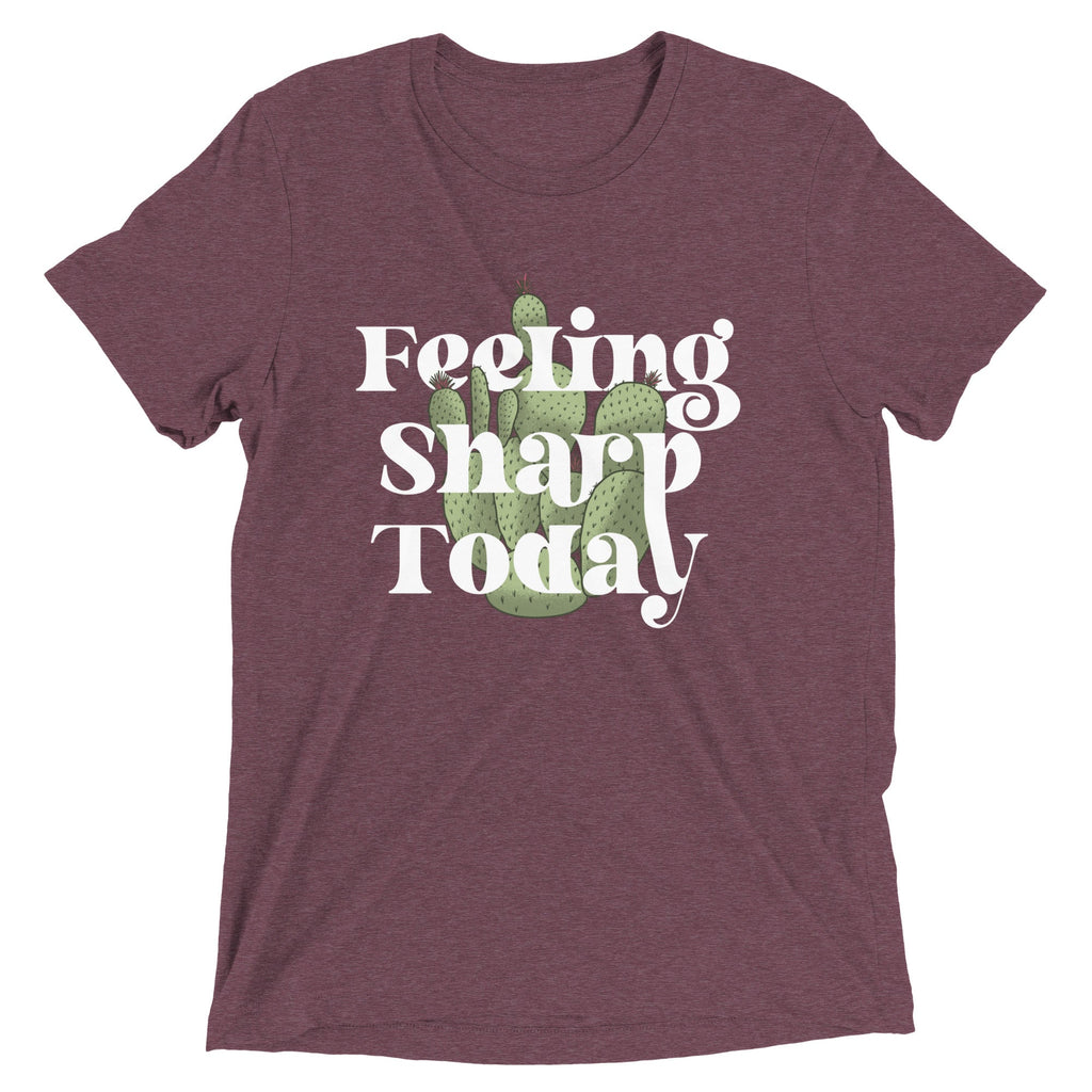 Feeling Sharp Today Men's Tri-Blend Tee product image 5