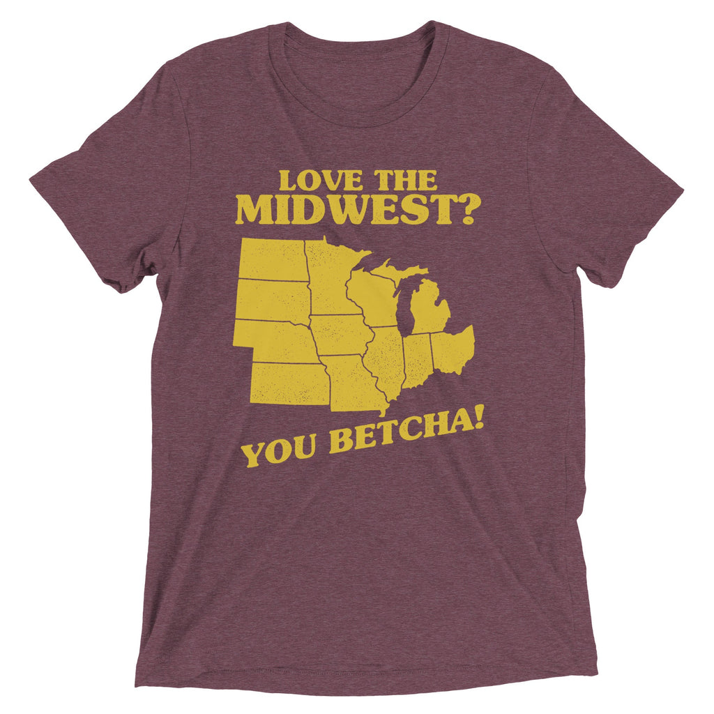 Love The Midwest? You Betcha! Men's Tri-Blend Tee product image 4