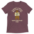There's A Bear Behind You, 100% Men's Tri-Blend Tee product image 1