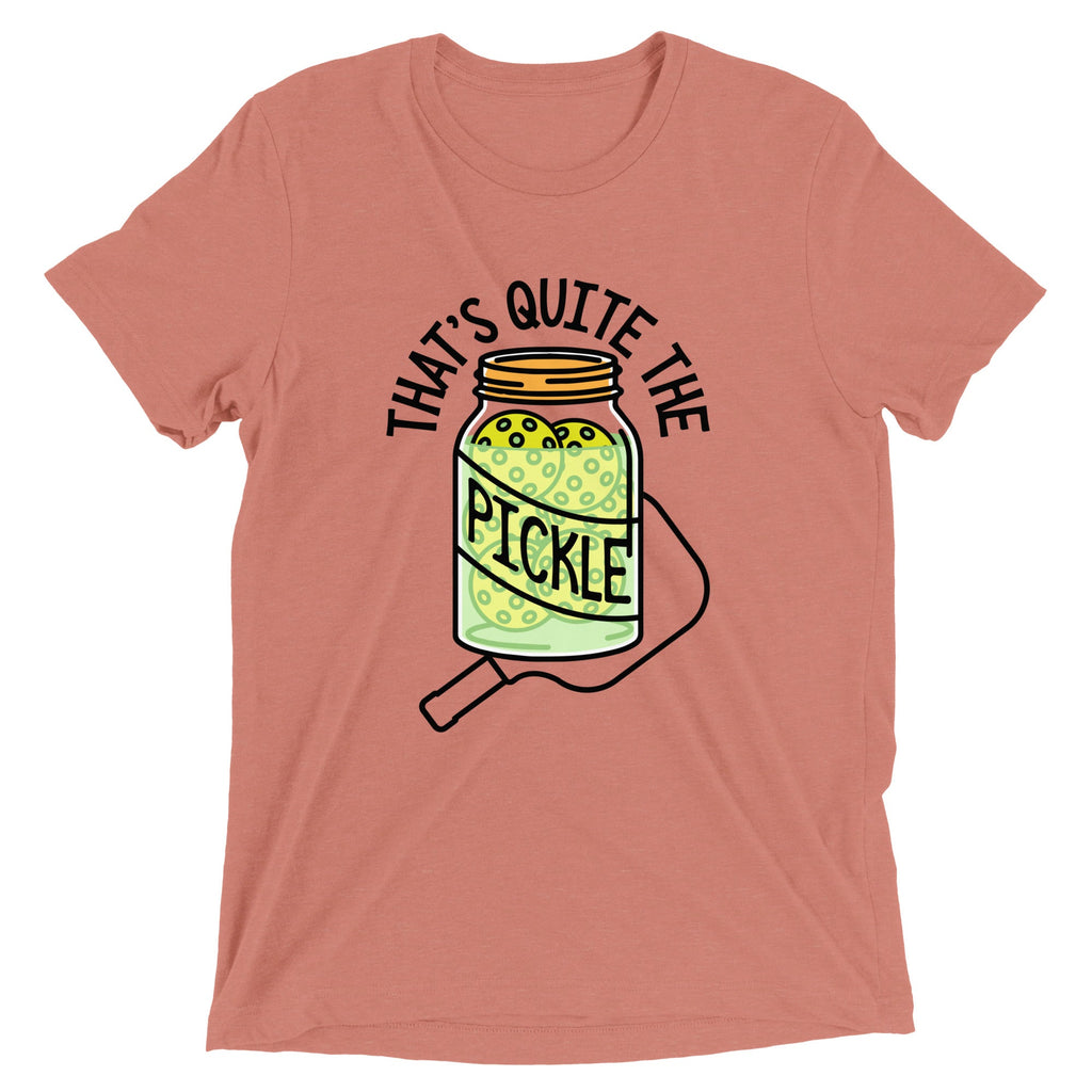 That's Quite The Pickle Men's Tri-Blend Tee product image 4