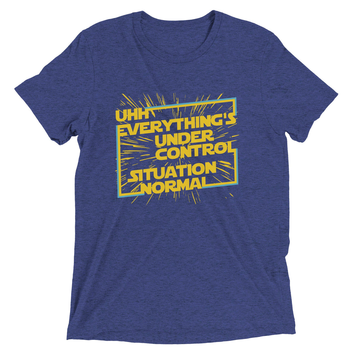 Everything's Under Control Situation Normal Men's Tri-Blend product image 4