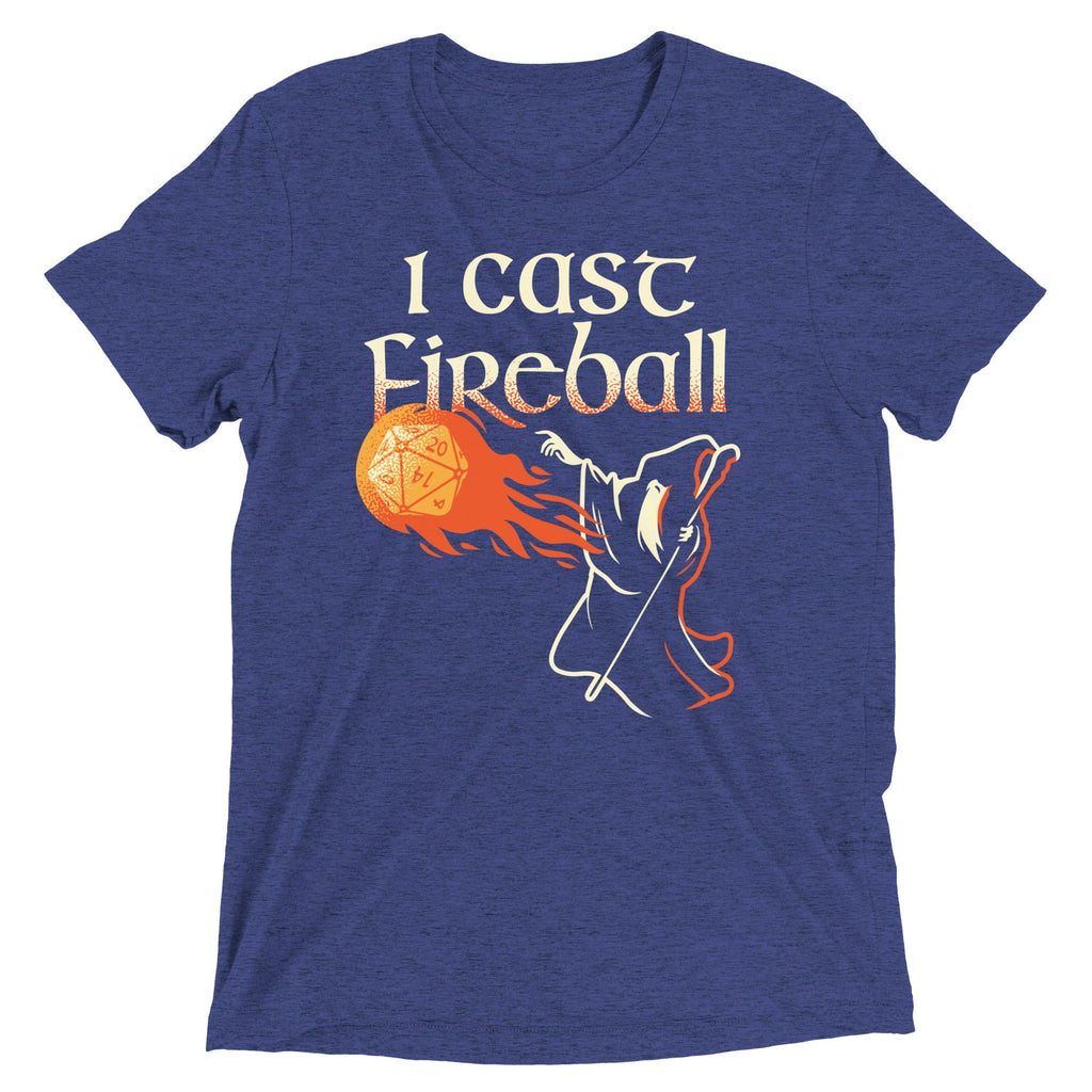I Cast Fireball Men's Tri-Blend Tee product image 2