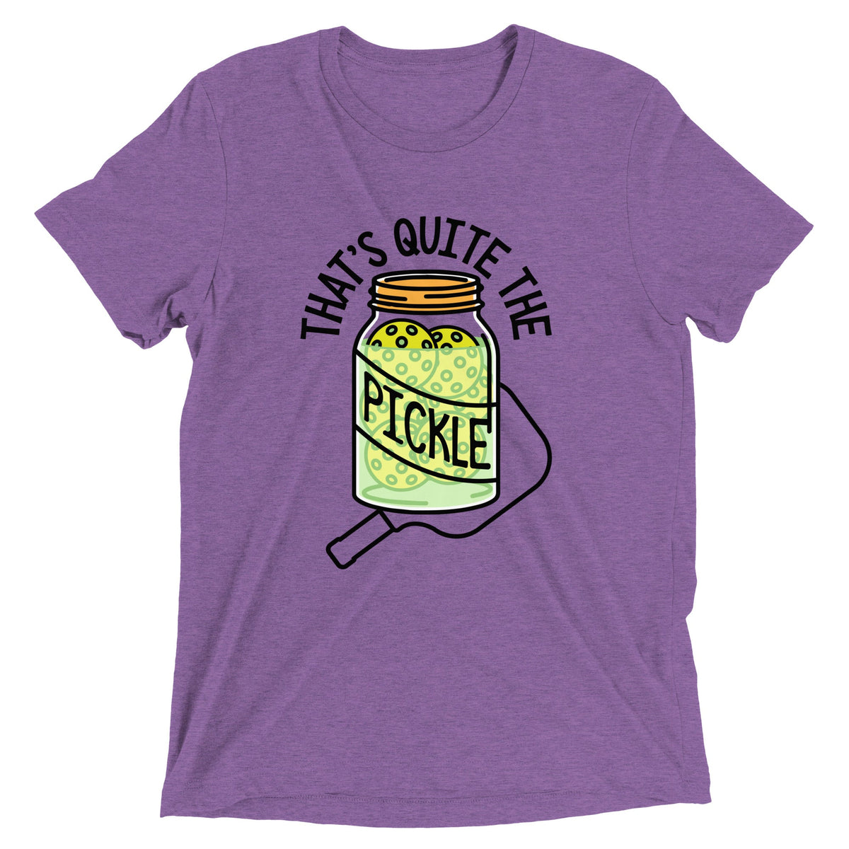 That's Quite The Pickle Men's Tri-Blend Tee product image 2