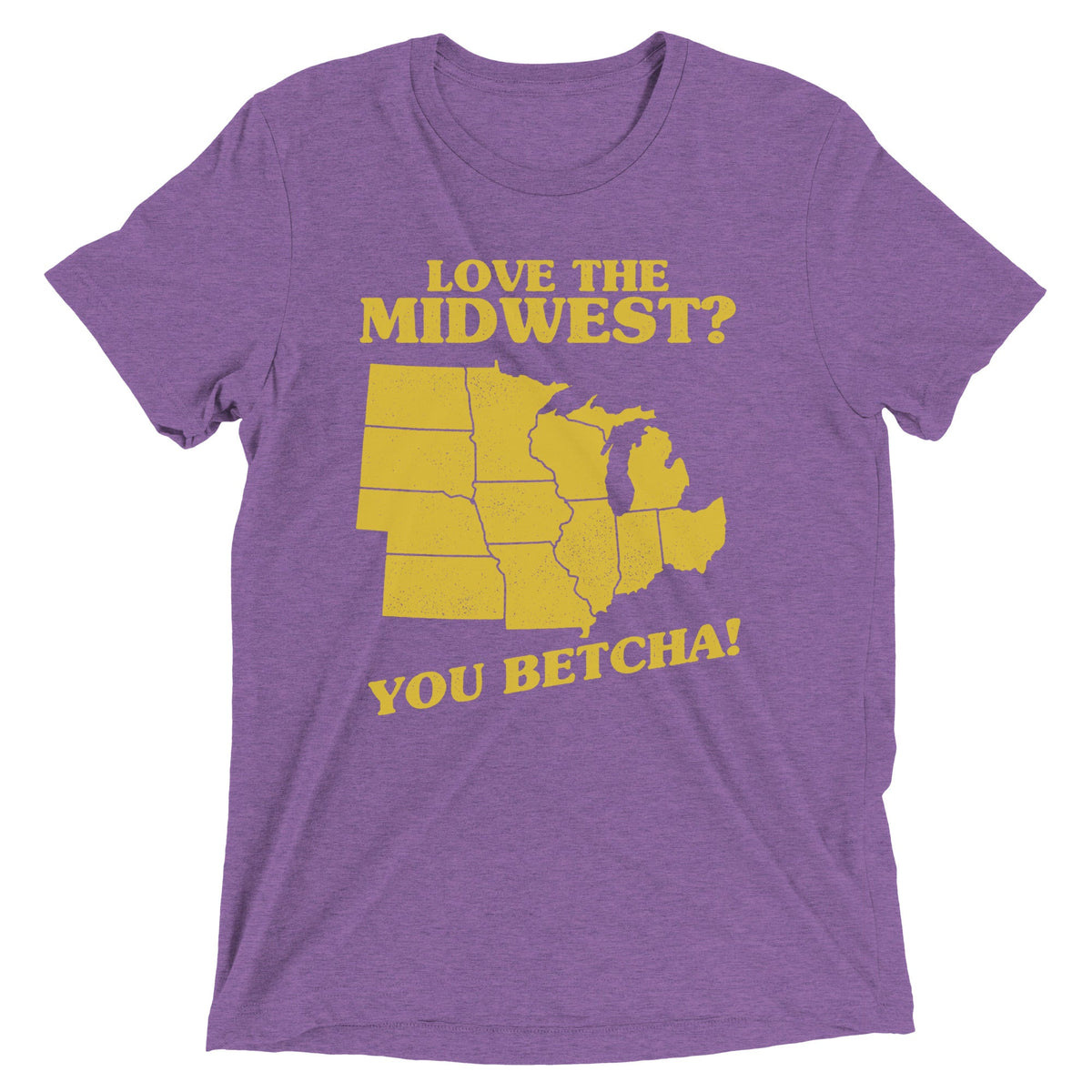 Love The Midwest? You Betcha! Men's Tri-Blend Tee product image 5