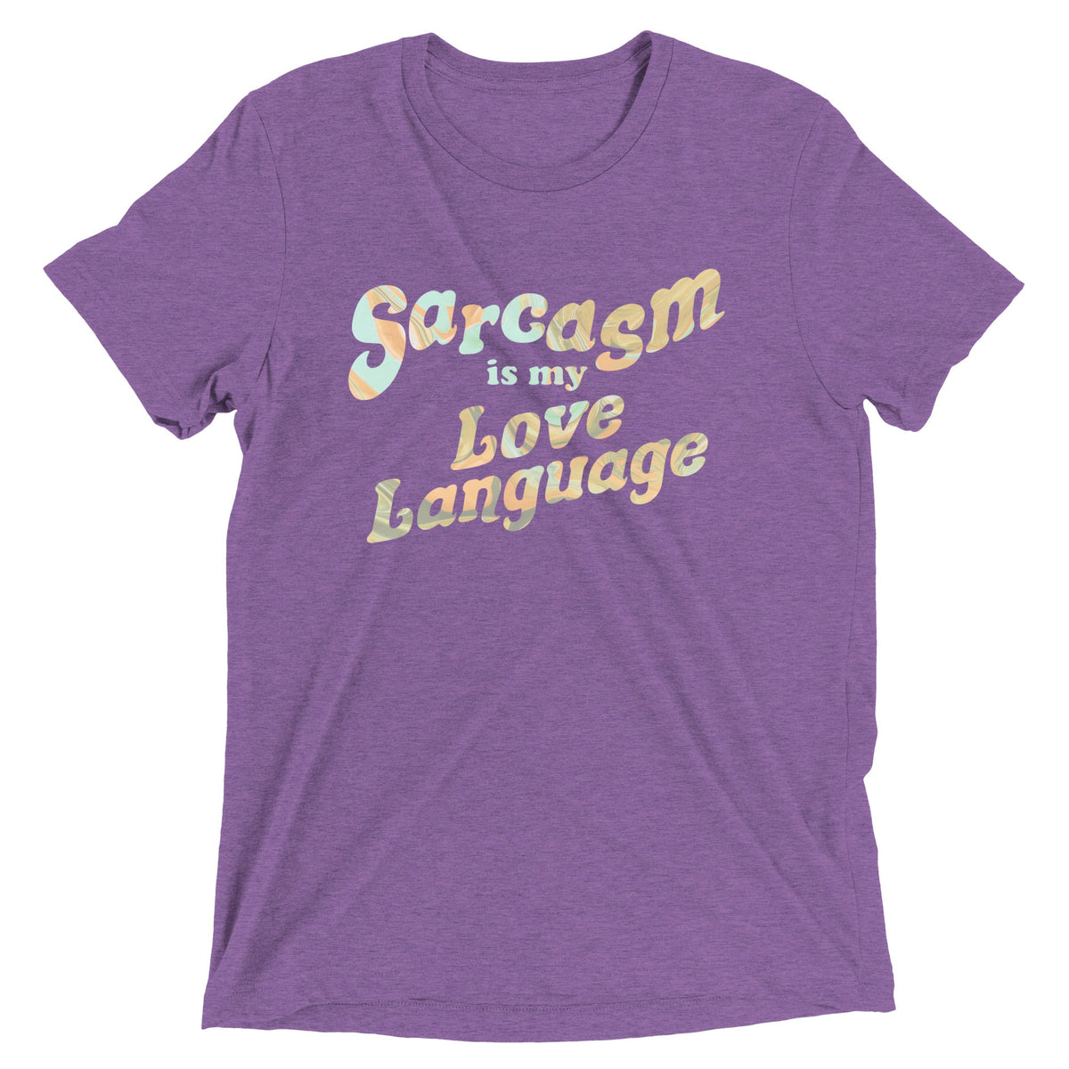 Sarcasm Is My Love Language Men's Tri-Blend Tee product image 5