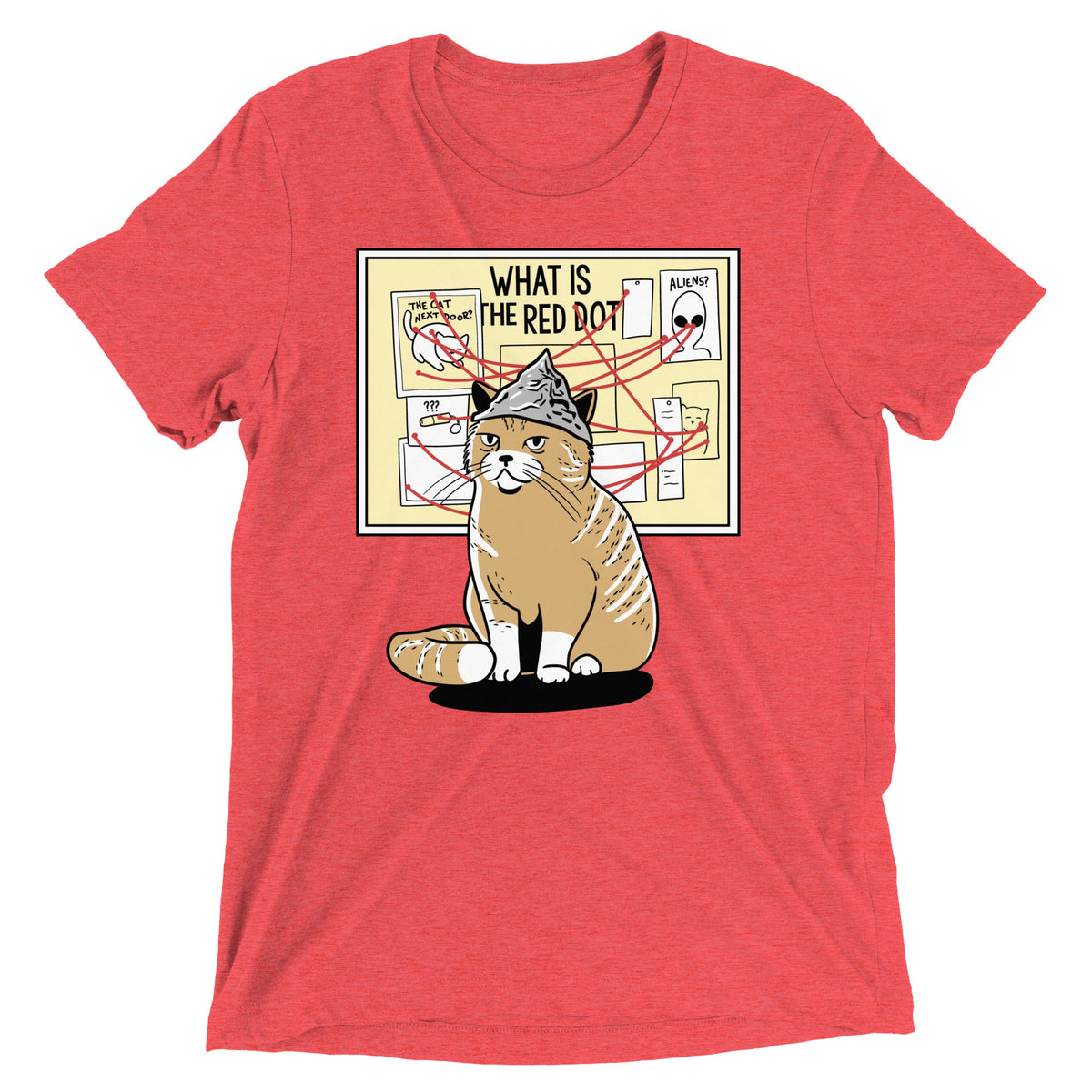 What Is The Red Dot? Men's Tri-Blend Tee product image 5