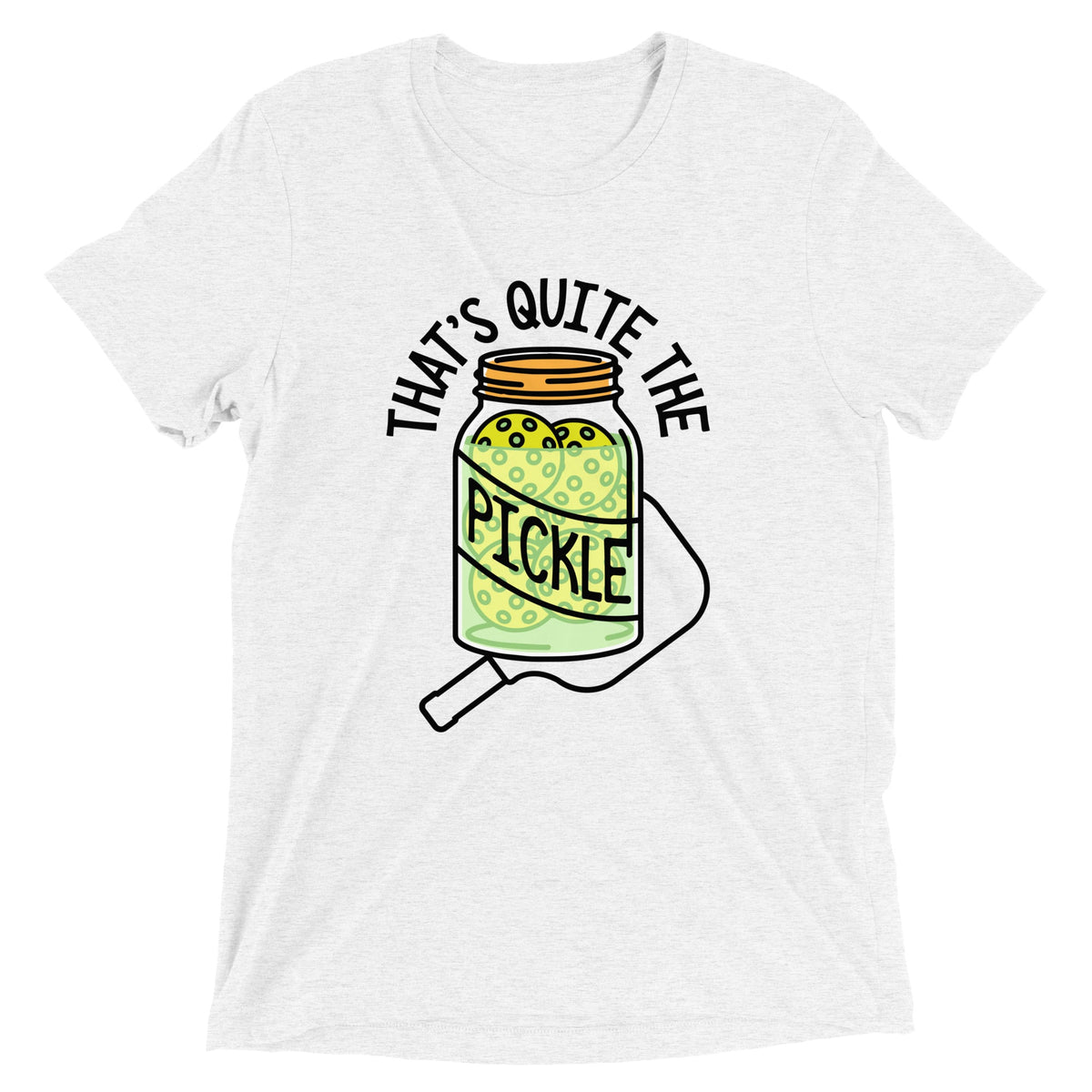 That's Quite The Pickle Men's Tri-Blend Tee product image 6