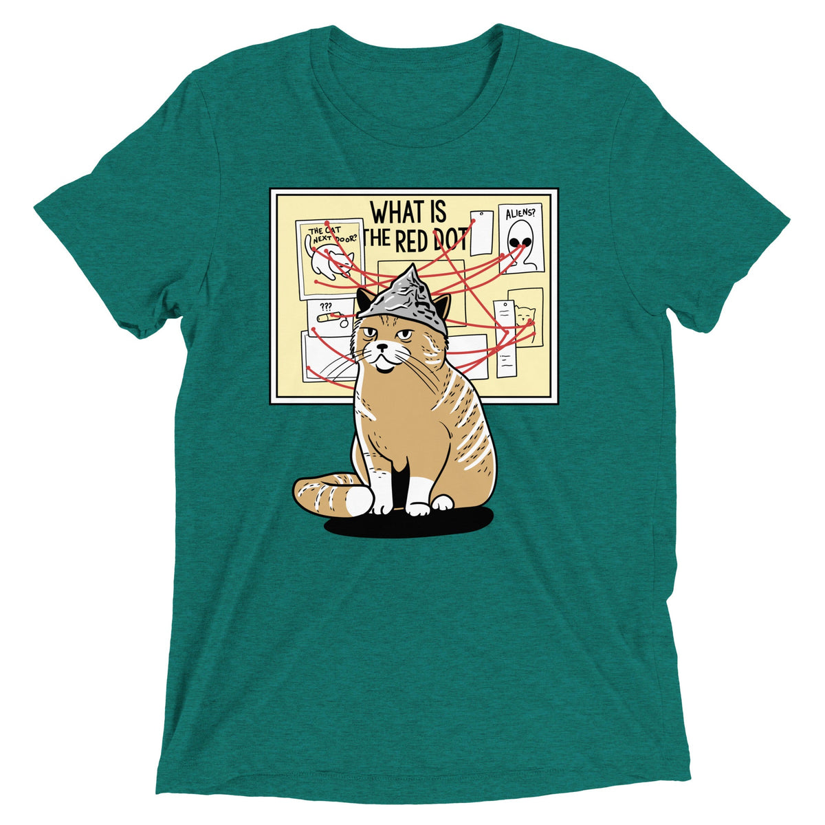 What Is The Red Dot? Men's Tri-Blend Tee product image 2