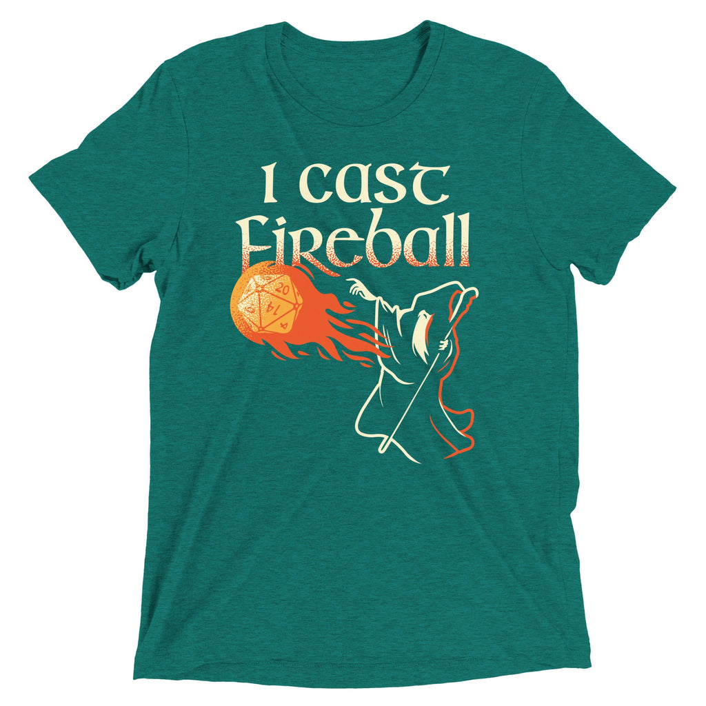 I Cast Fireball Men's Tri-Blend Tee product image 3