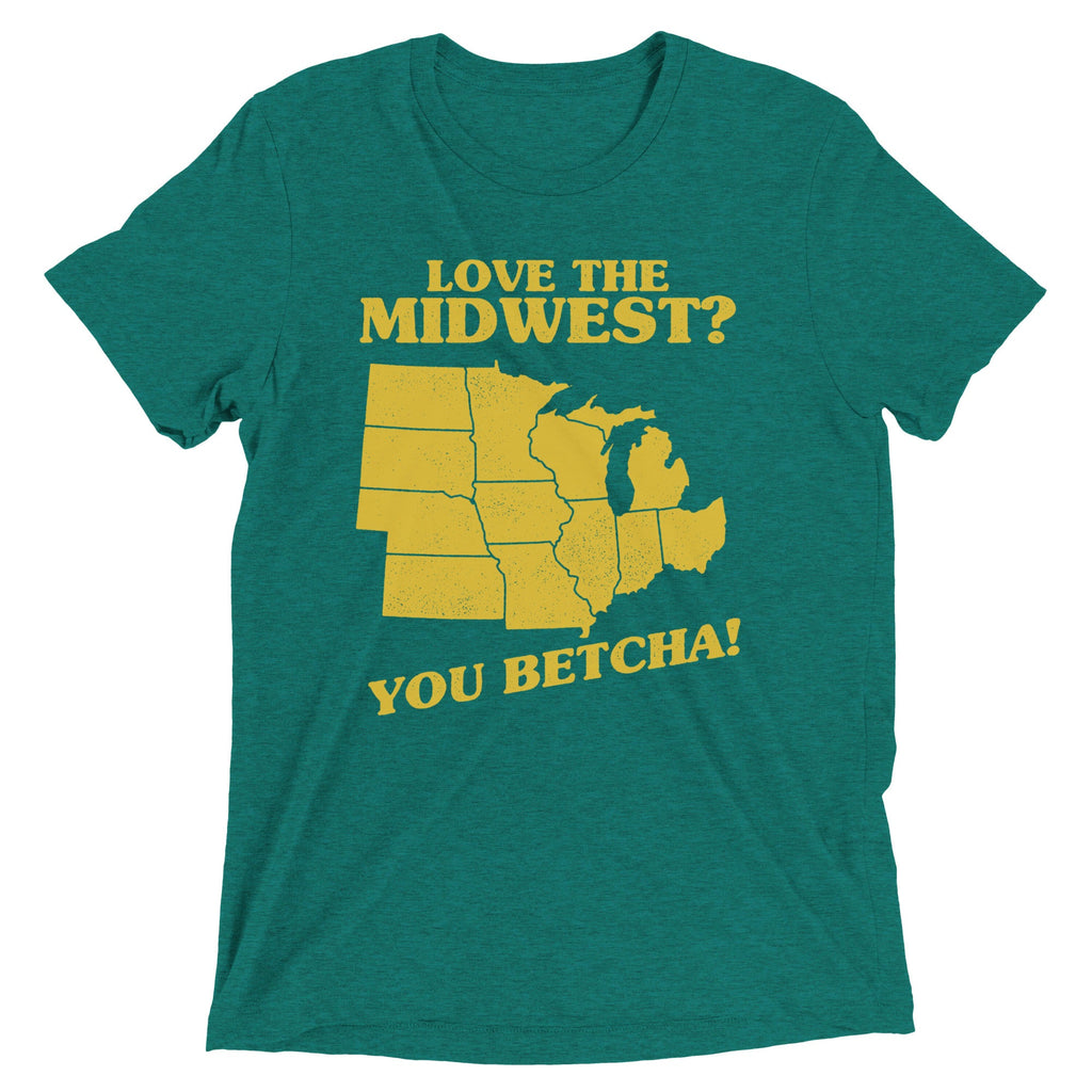 Love The Midwest? You Betcha! Men's Tri-Blend Tee product image 3