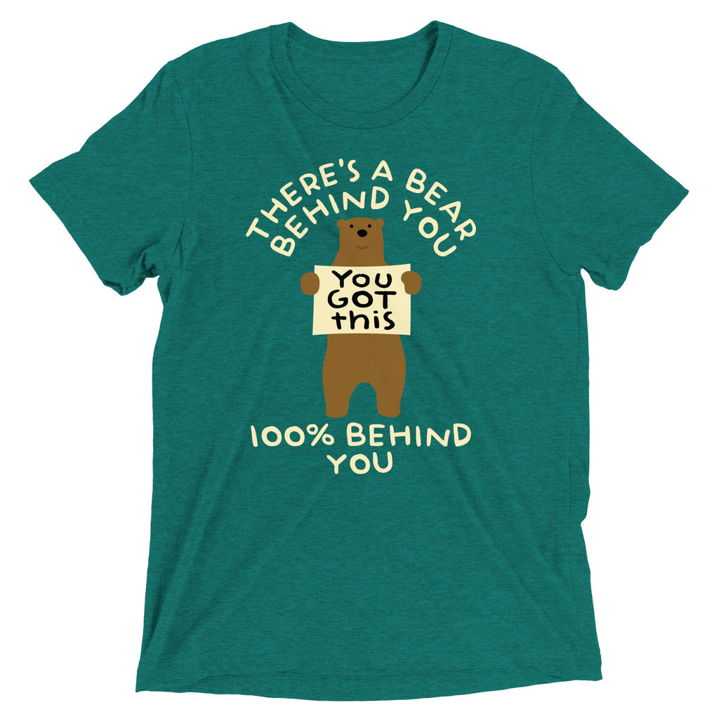 There's A Bear Behind You, 100% Men's Tri-Blend Tee product image 4