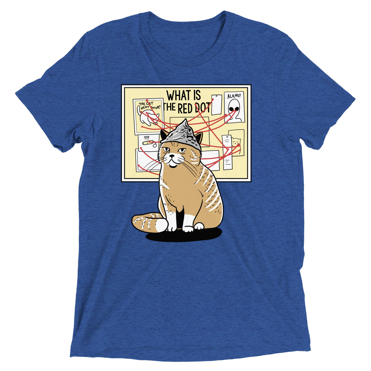 What Is The Red Dot? Men's Tri-Blend Tee product image 1