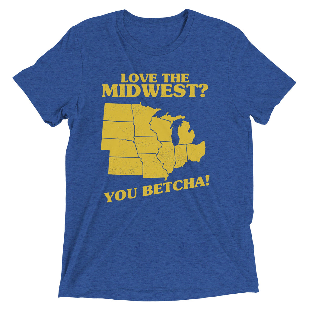 Love The Midwest? You Betcha! Men's Tri-Blend Tee product image 2