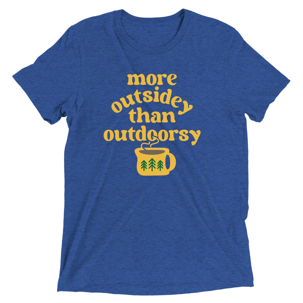 More Outsidey Than Outdoorsy Men's Tri-Blend Tee product image 1