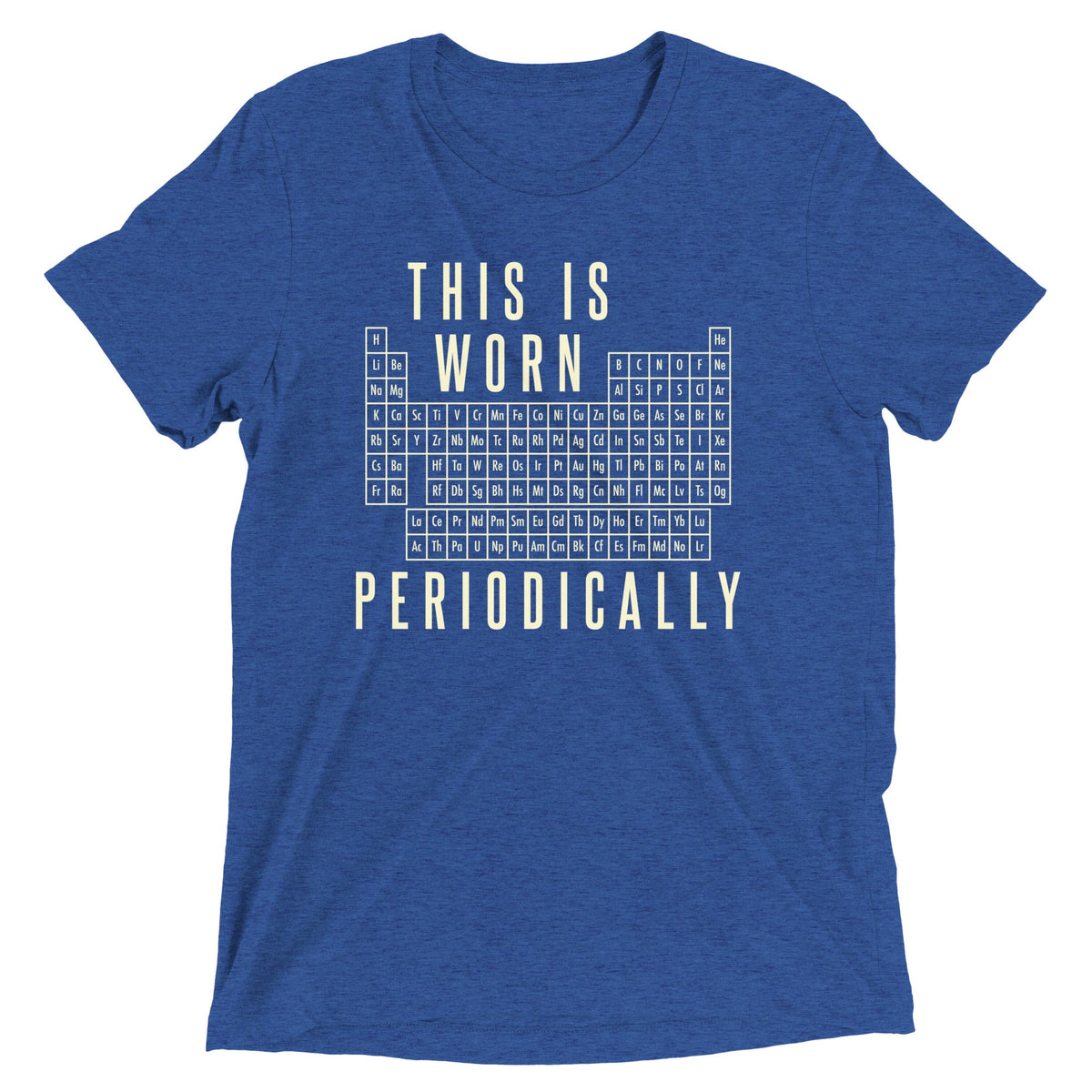 This Is Worn Periodically Men's Tri-Blend Tee product image 1