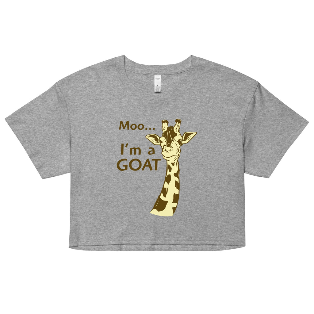 Moo, I'm A Goat Women's Crop Tee product image 5