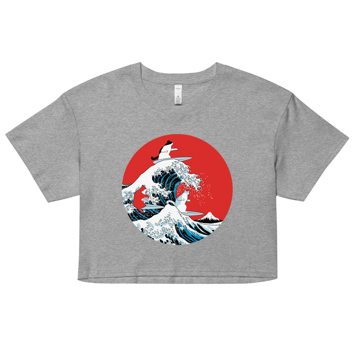 Big Wave Cats Women's Crop Tee product image 6