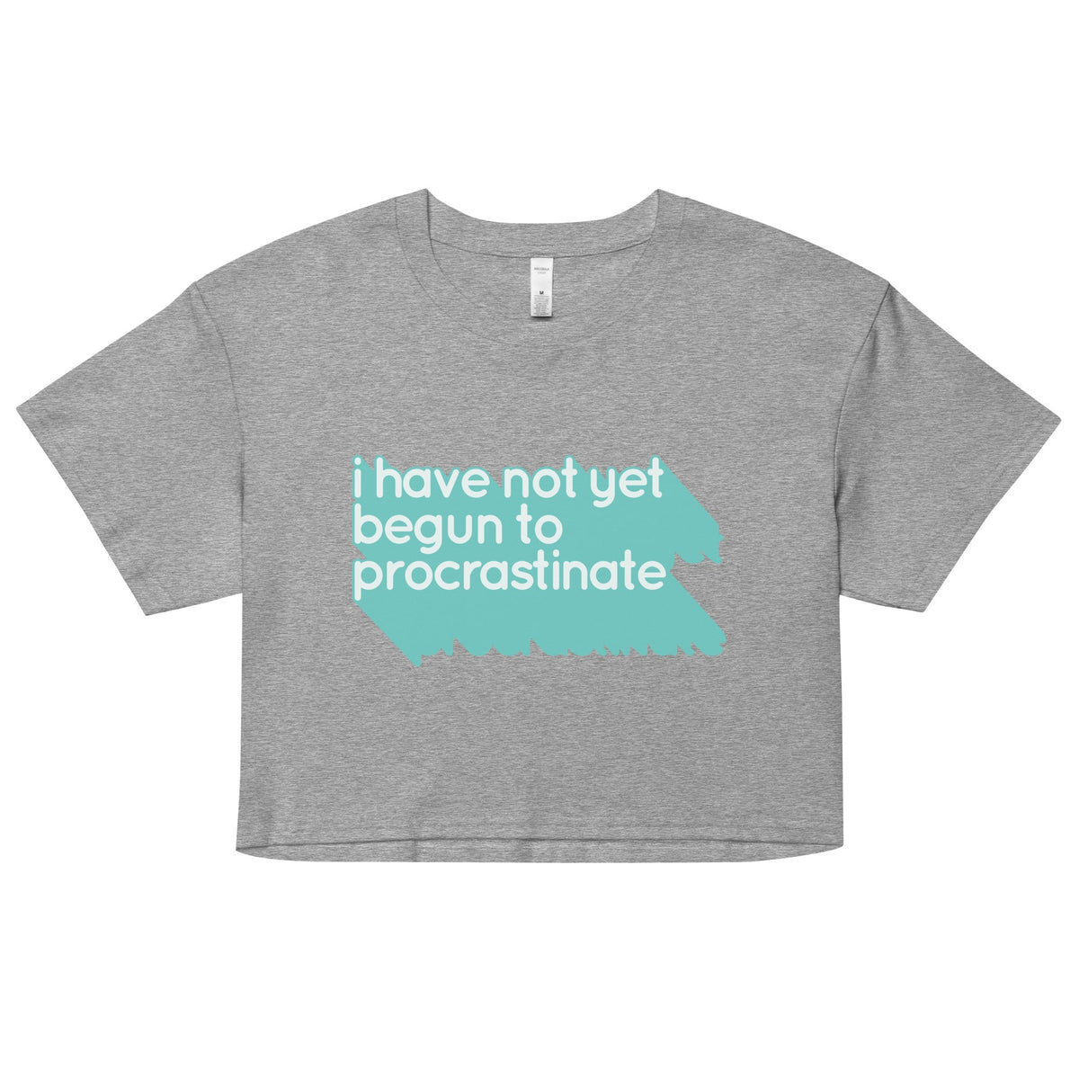 Not Begun To Procrastinate Women's Crop Tee product image 1
