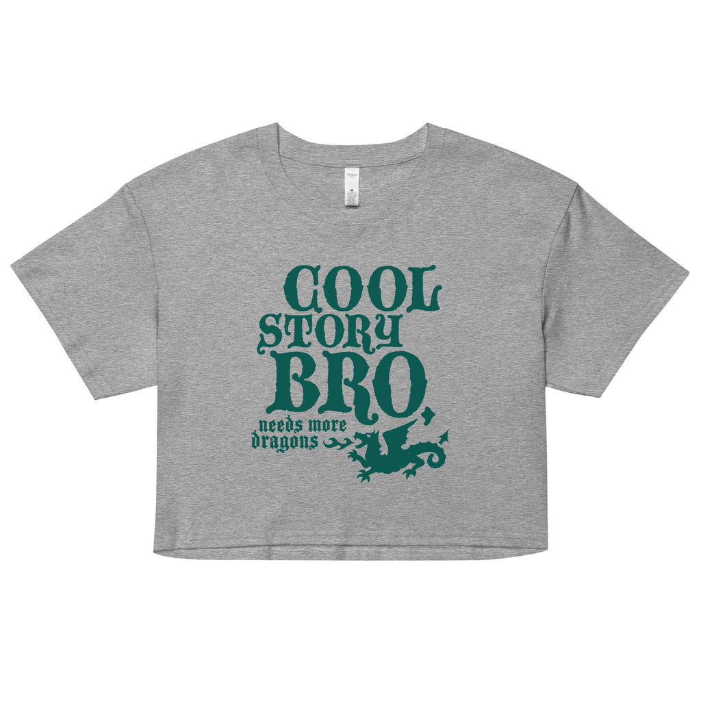 Cool Story Bro, Needs More Dragons Women's Crop Tee product image 5