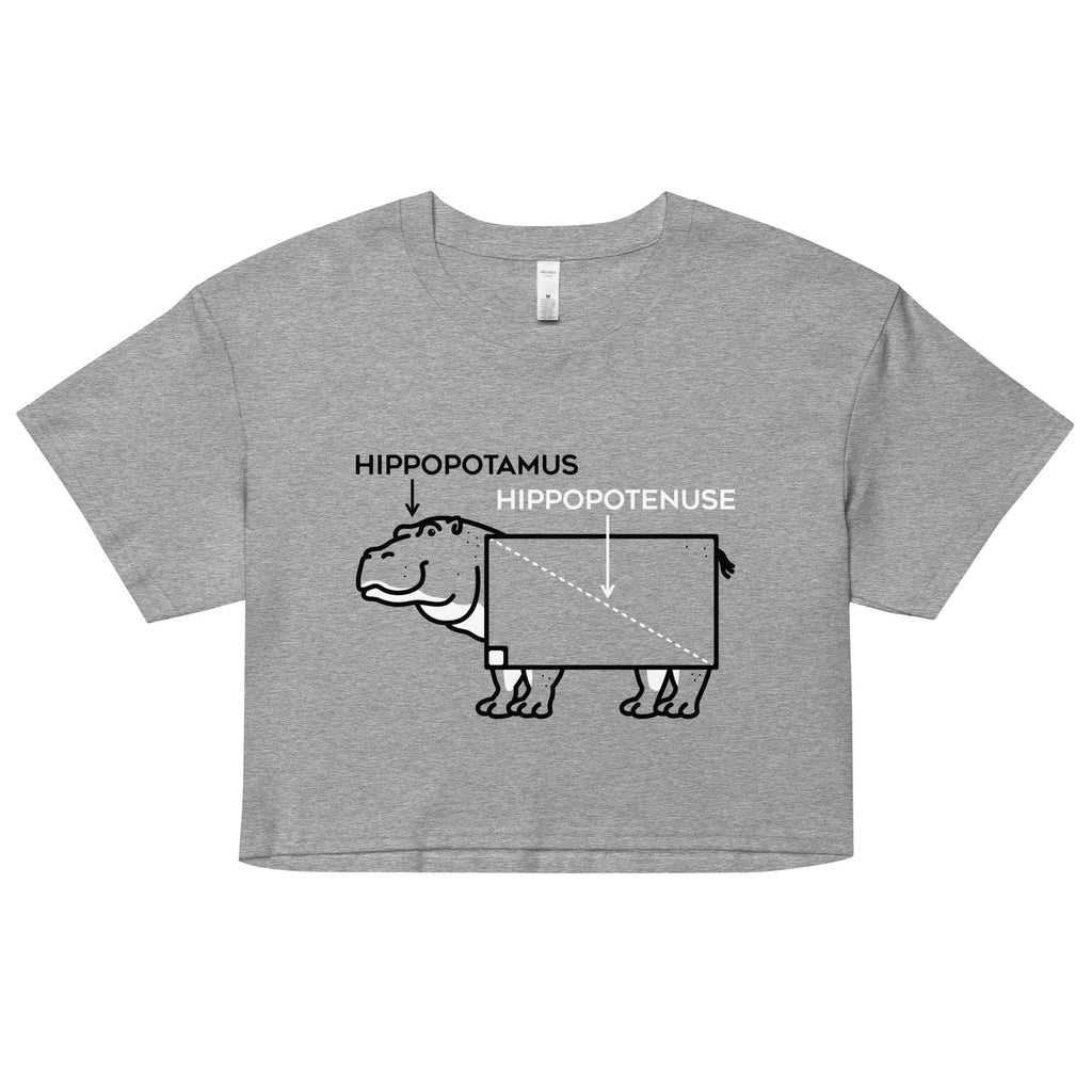 Hippopotenuse Women's Crop Tee product image 3