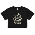 No, My Ducks Are Certainly Not In A Row Women's Crop Tee product image 1