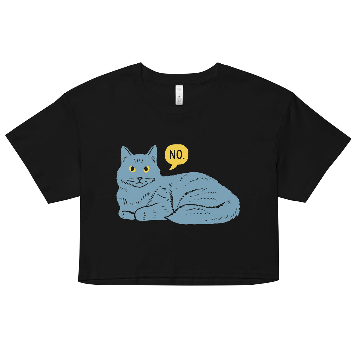 No Cat Women's Crop Tee product image 1