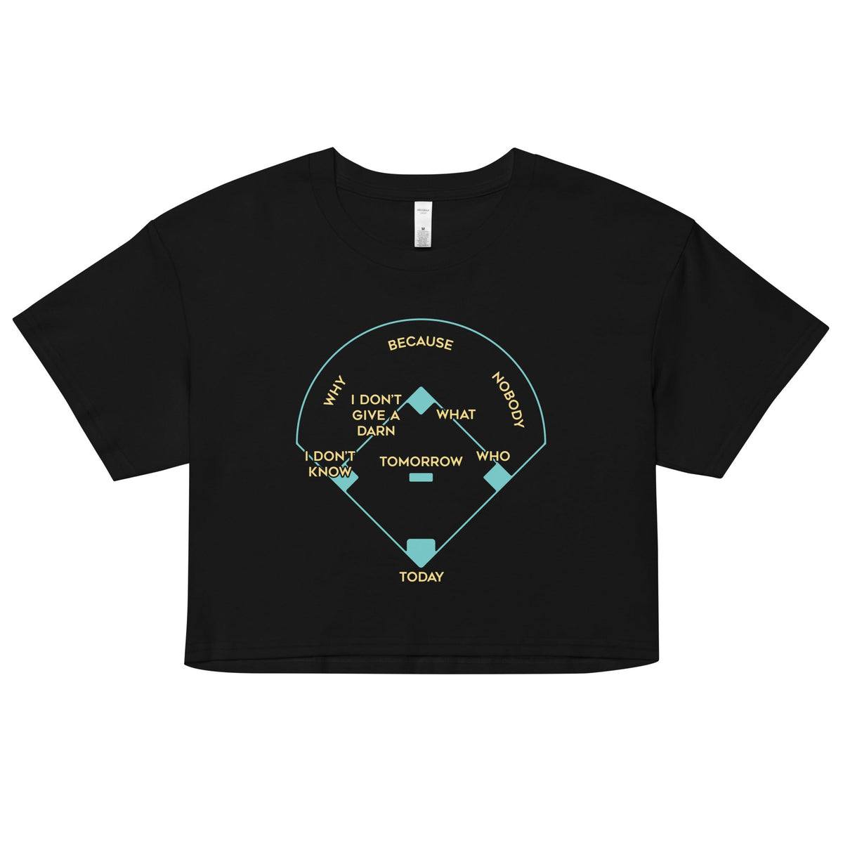 Baseball Positions Women's Crop Tee product image 1