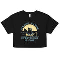 It's Fine I'm Everything Is Women's Crop Tee product image 1