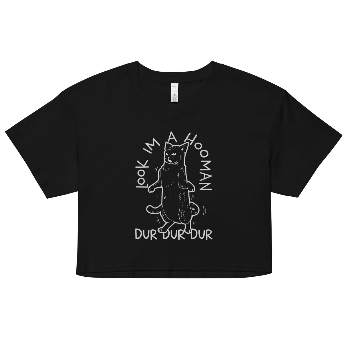 Look I'm A Hooman Women's Crop Tee product image 1