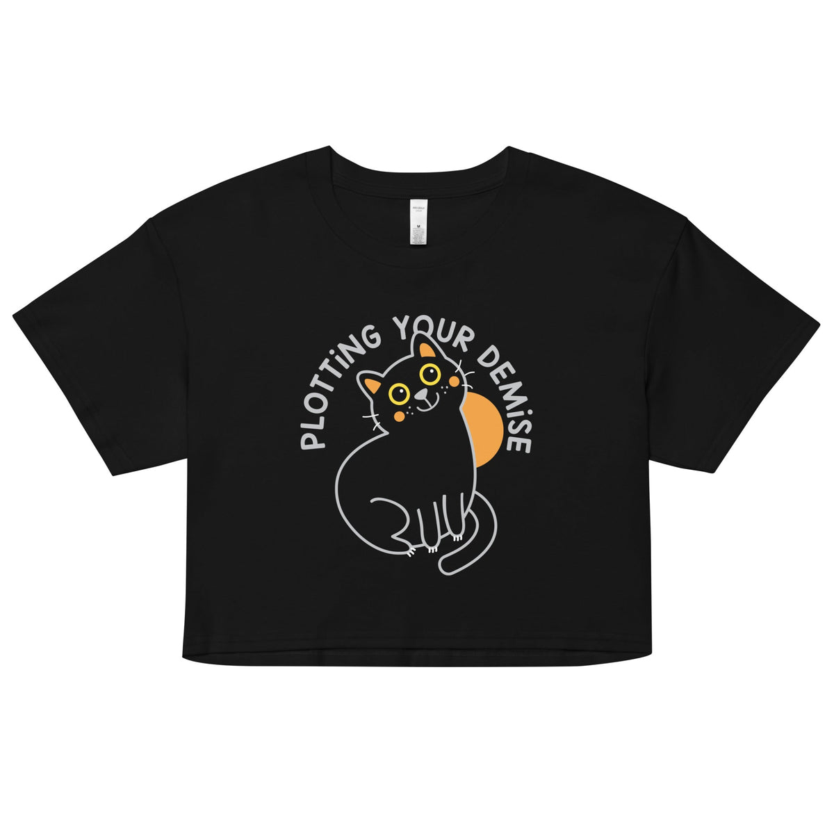 Plotting Your Demise Women's Crop Tee product image 1