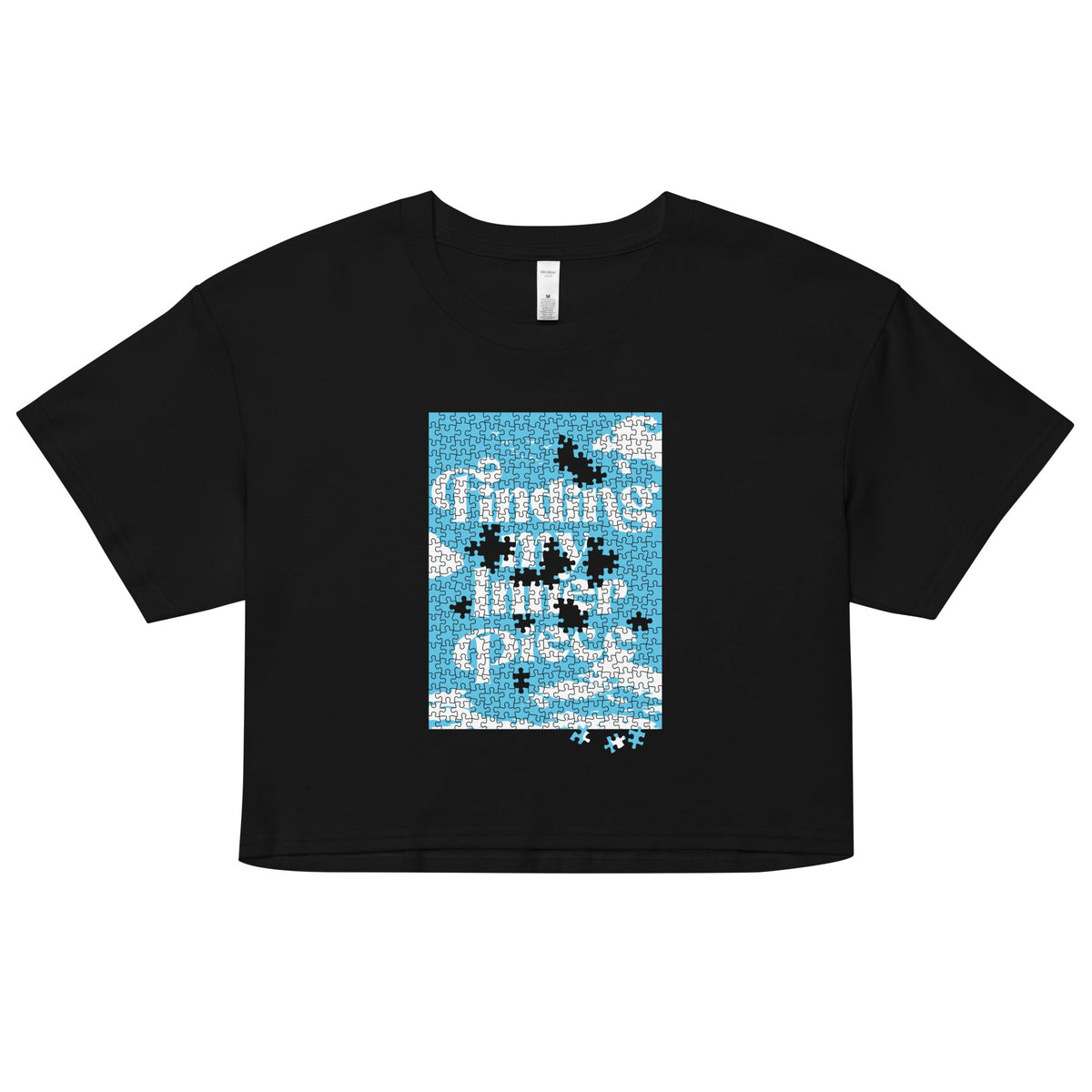 Finding My Inner Piece Women's Crop Tee product image 1